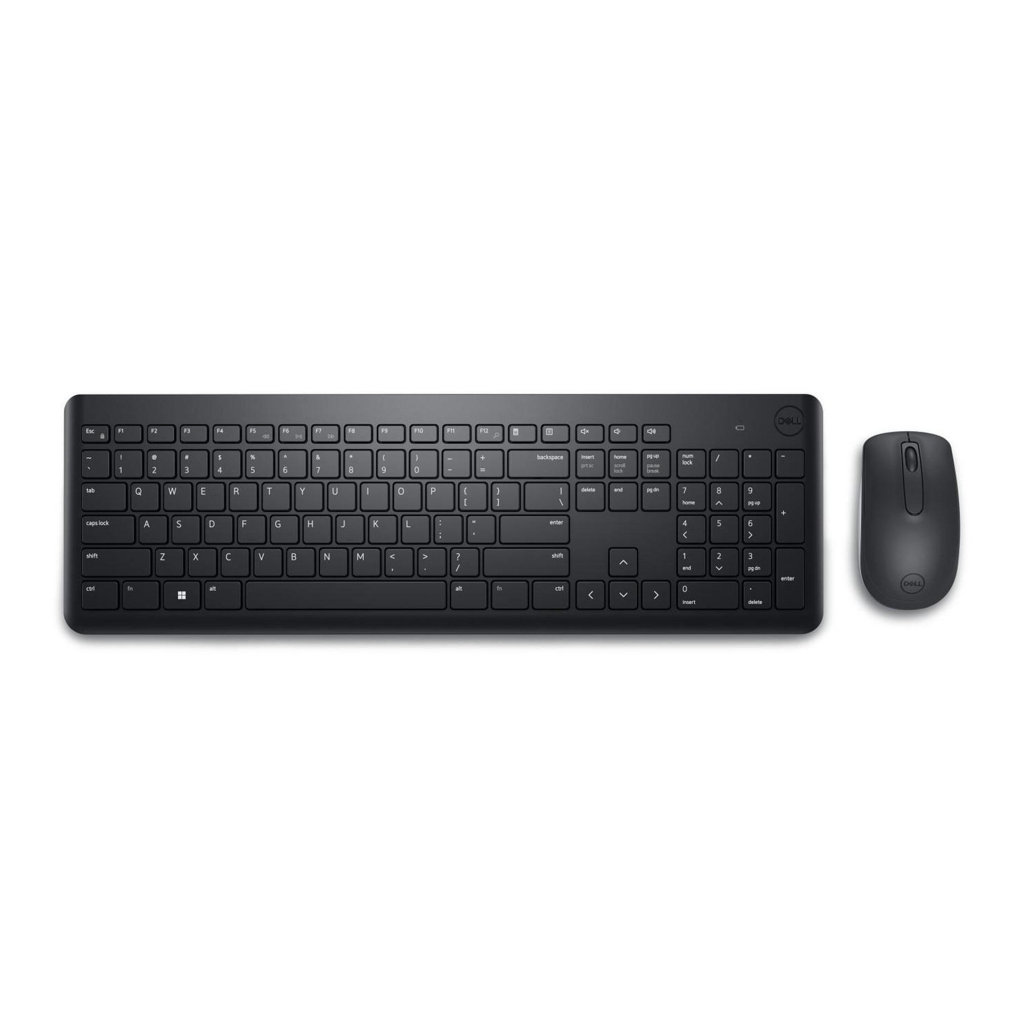 Voir la diapositive 3 : Dell DELL KM3322W clavier Souris incluse Bureau RF sans fil US International Noir