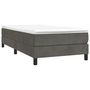 Voir la diapositive 3 : VIDAXL Cadre de lit sans matelas gris fonce 80x200 cm velours