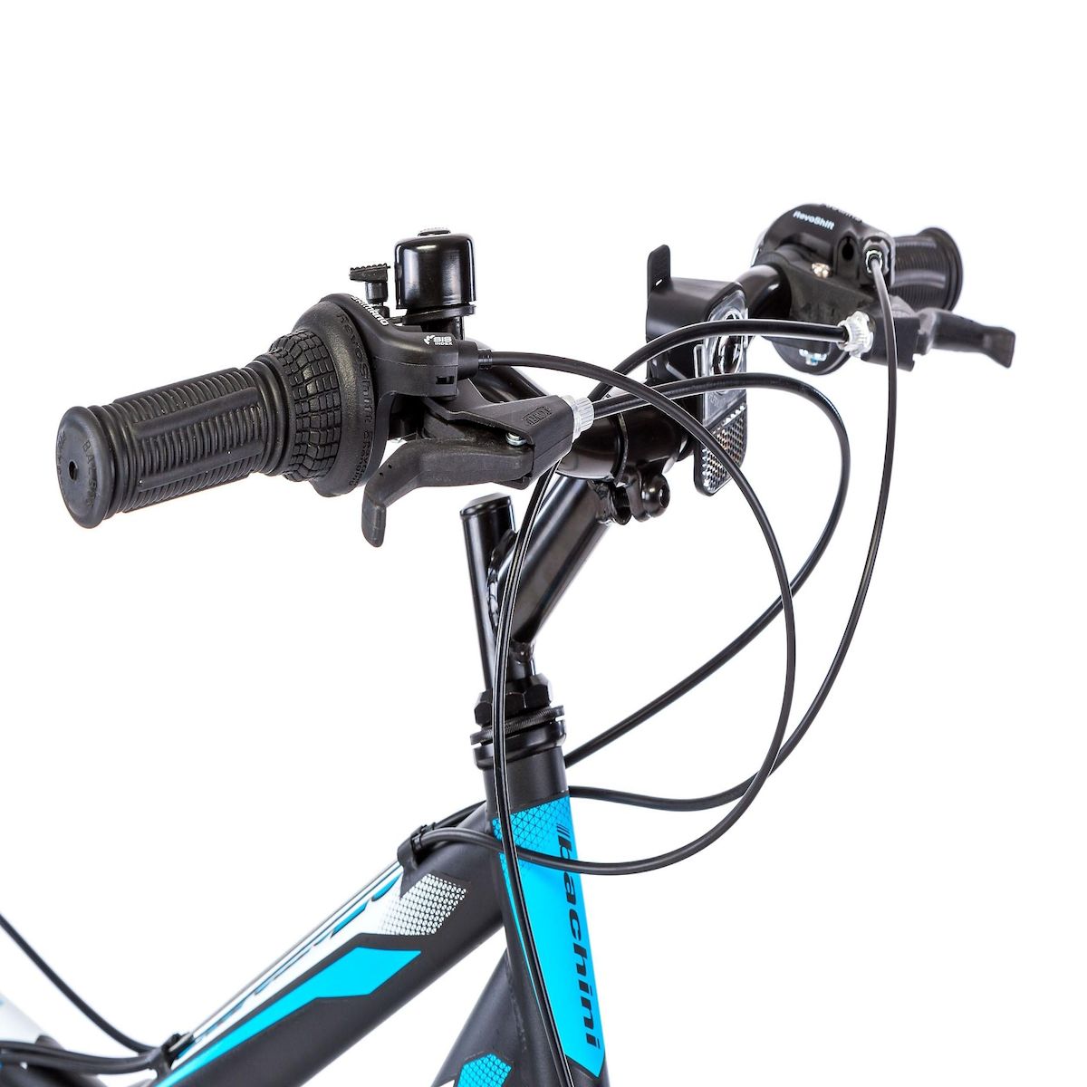 BACHINI Vélo 26'' - VTT 26'' - Modèle  BACHINI  Tout Suspendu - 18 Vitesses - Transmission Shimano ( Dérailleurs, roue libre & Poignées )  - Freins V-Brake Aluminium