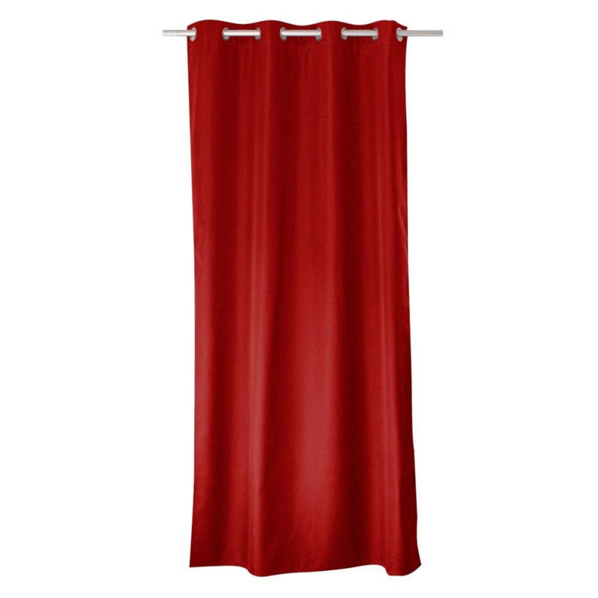 DECOSTARS Rideau thermique et occultant GLACIER 135x240 rouge