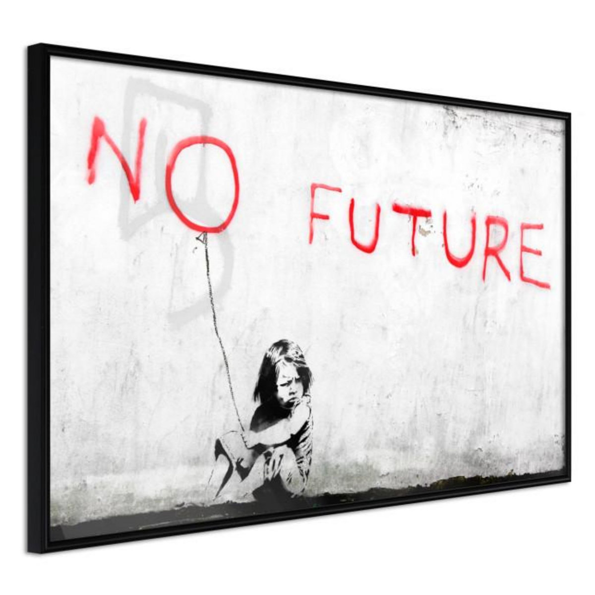 Paris Prix Affiche Murale Encadrée  Banksy No Future