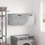 Voir la diapositive 1 : VIDAXL Armoire murale gris beton 80x36,5x35 cm bois d'ingenierie