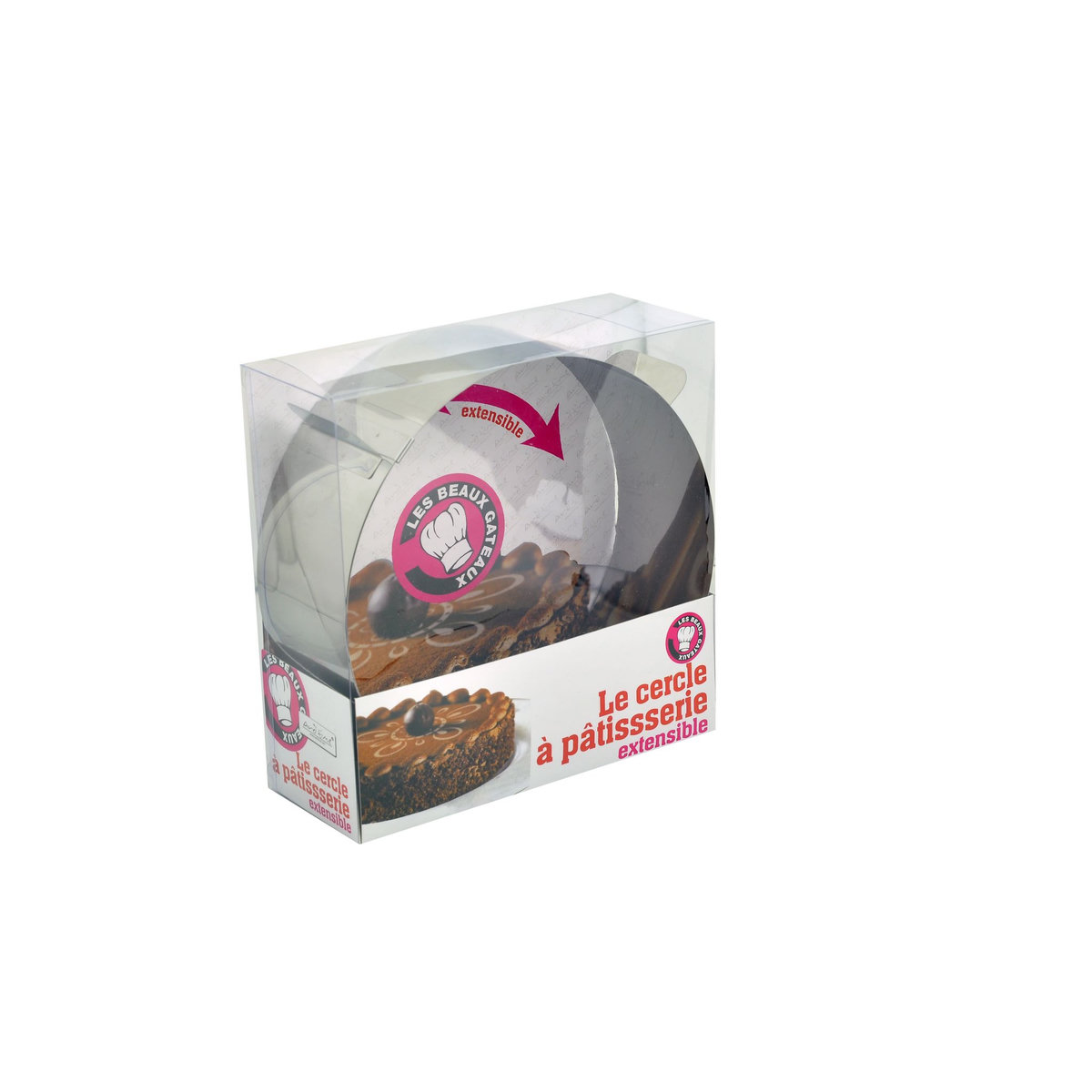 ARD TIME Cercle gateaux inox extensible 29.5x7.5 cm