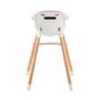 Voir la diapositive 4 : KINDERKRAFT Chaise haute évolutive 2 en 1 Sienna