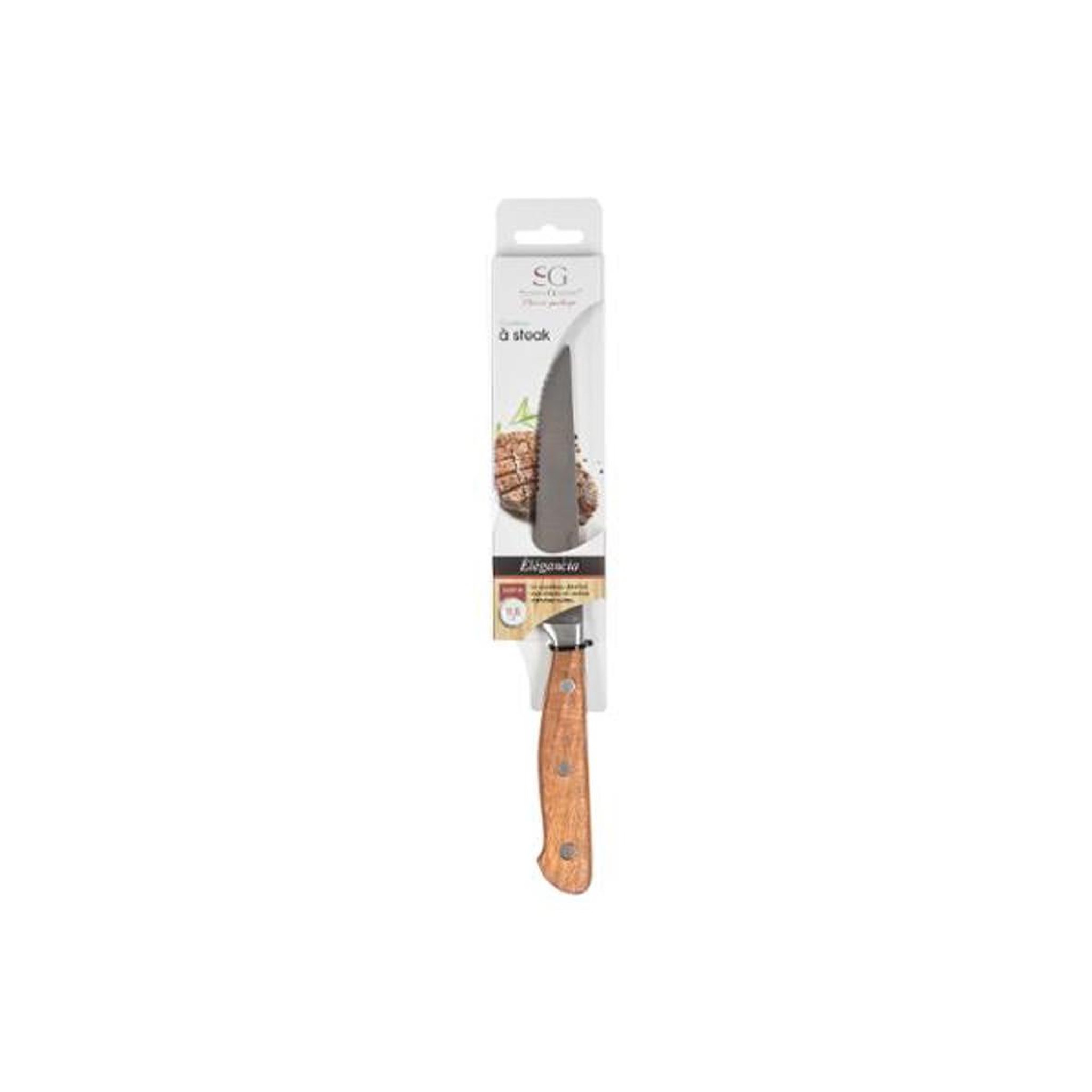 Voir la diapositive 3 : FIVE Couteau à Steak  Elegancia  22cm Naturel