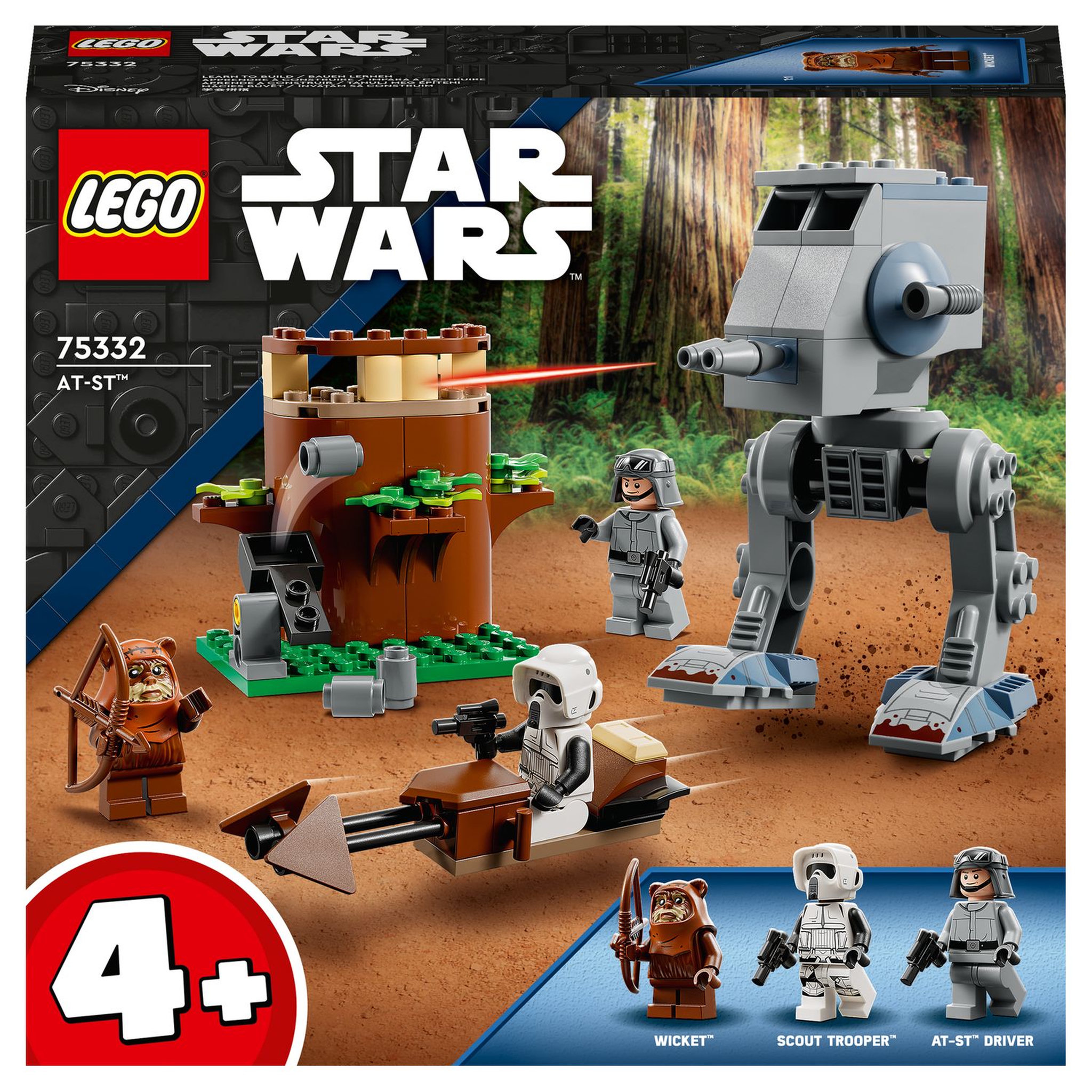 Voir la diapositive 1 : LEGO Star Wars 75332 AT-ST, Jeu de Construction, Marcheur, avec Minifigurine Scout Trooper