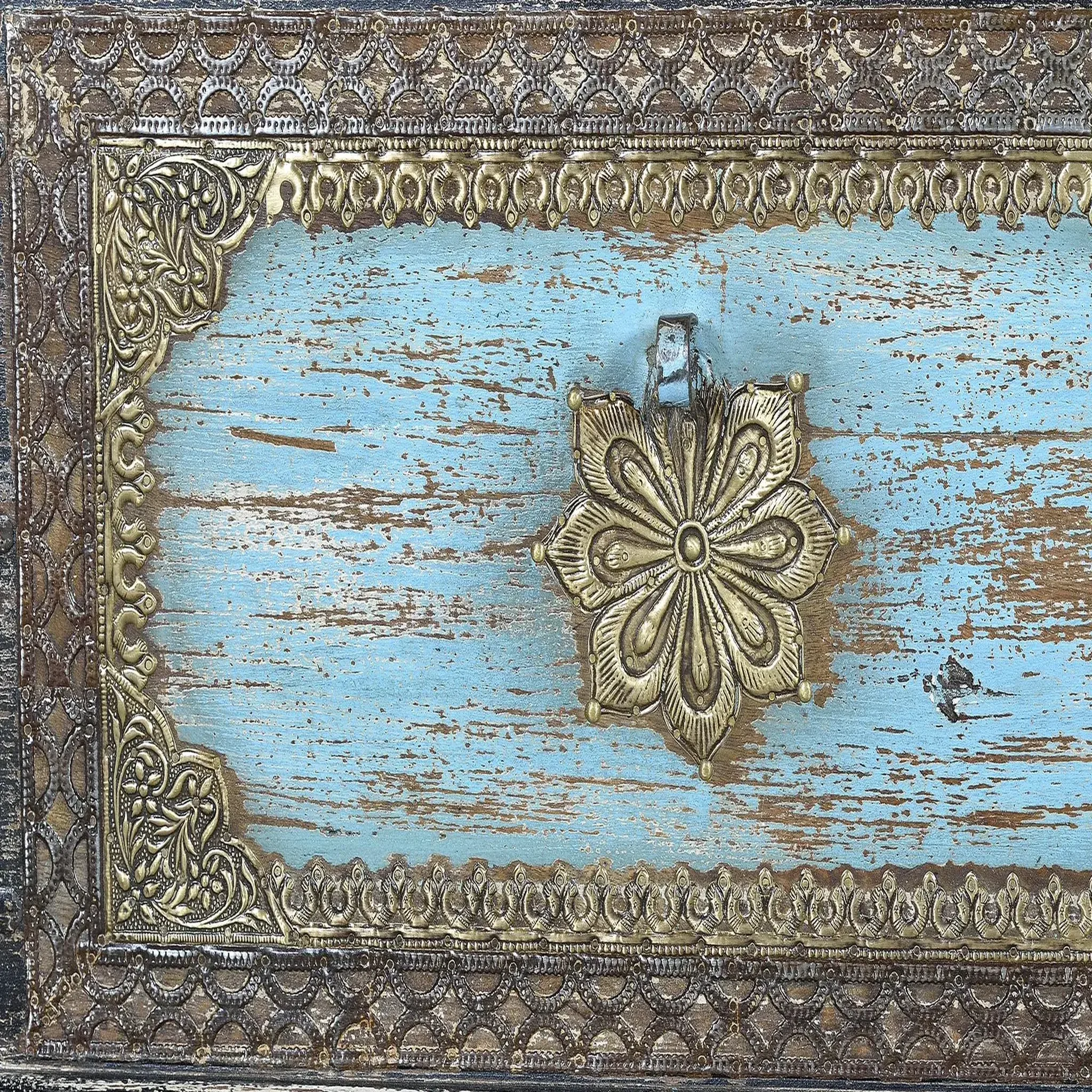 Voir la diapositive 4 : GINER Y COLOMER SL Coffre en bois de manguier massif 80 cm style rustique ethnique