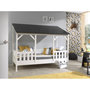 Voir la diapositive 4 : Paris Prix Pack - Lit Cabane Enfant & Sommier  Housebed III  90x200cm Blanc & Noir