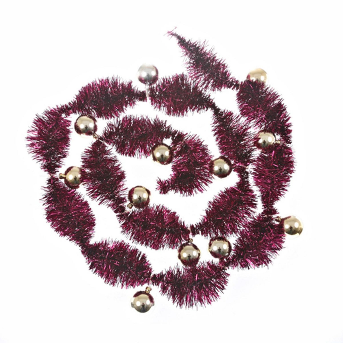 ATMOSPHERA Guirlande de noël Pompon - 12 boules