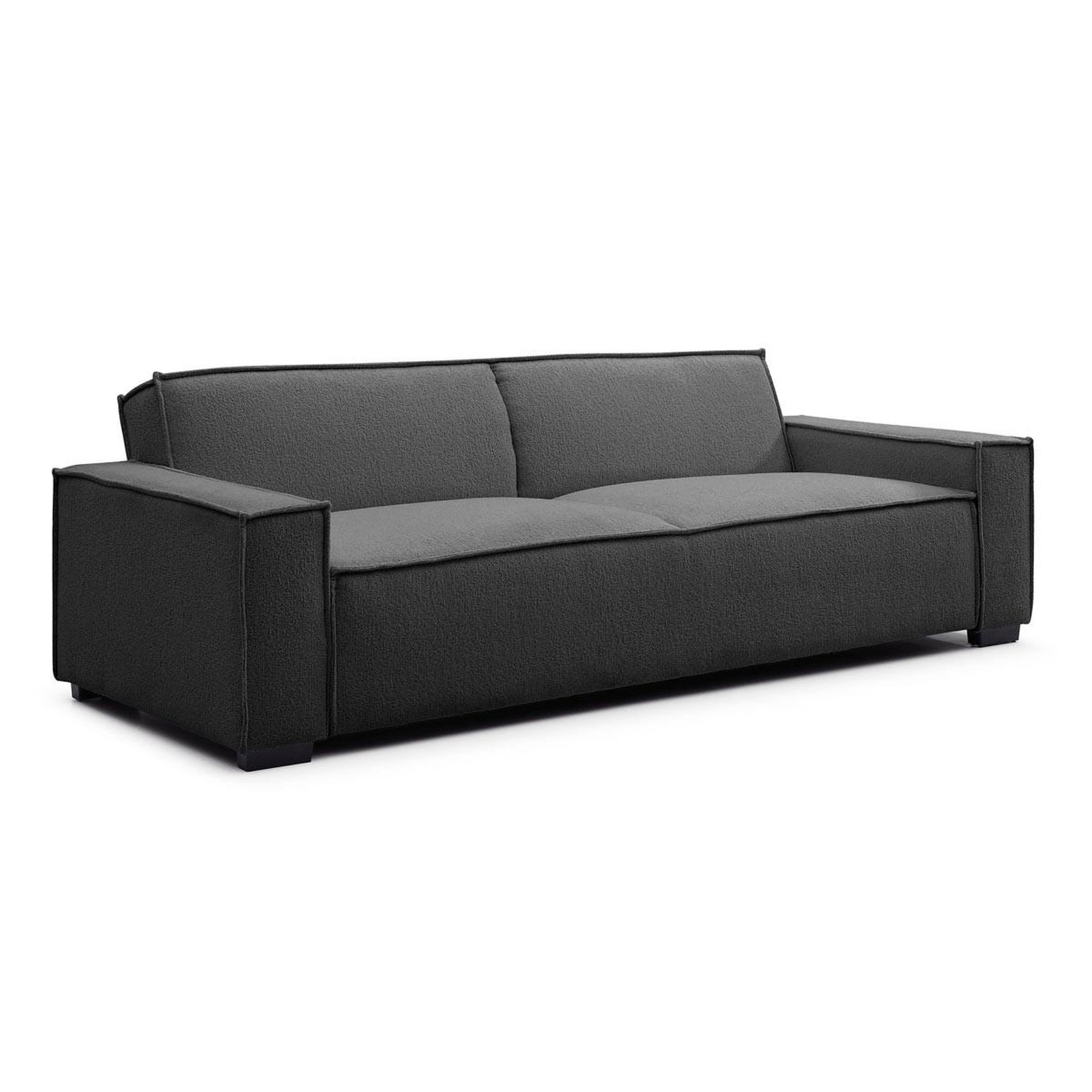 Paris Prix Canapé convertible 3 places  dylan  230cm gris