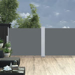 VIDAXL Auvent lateral retractable Anthracite 140 x 1000 cm