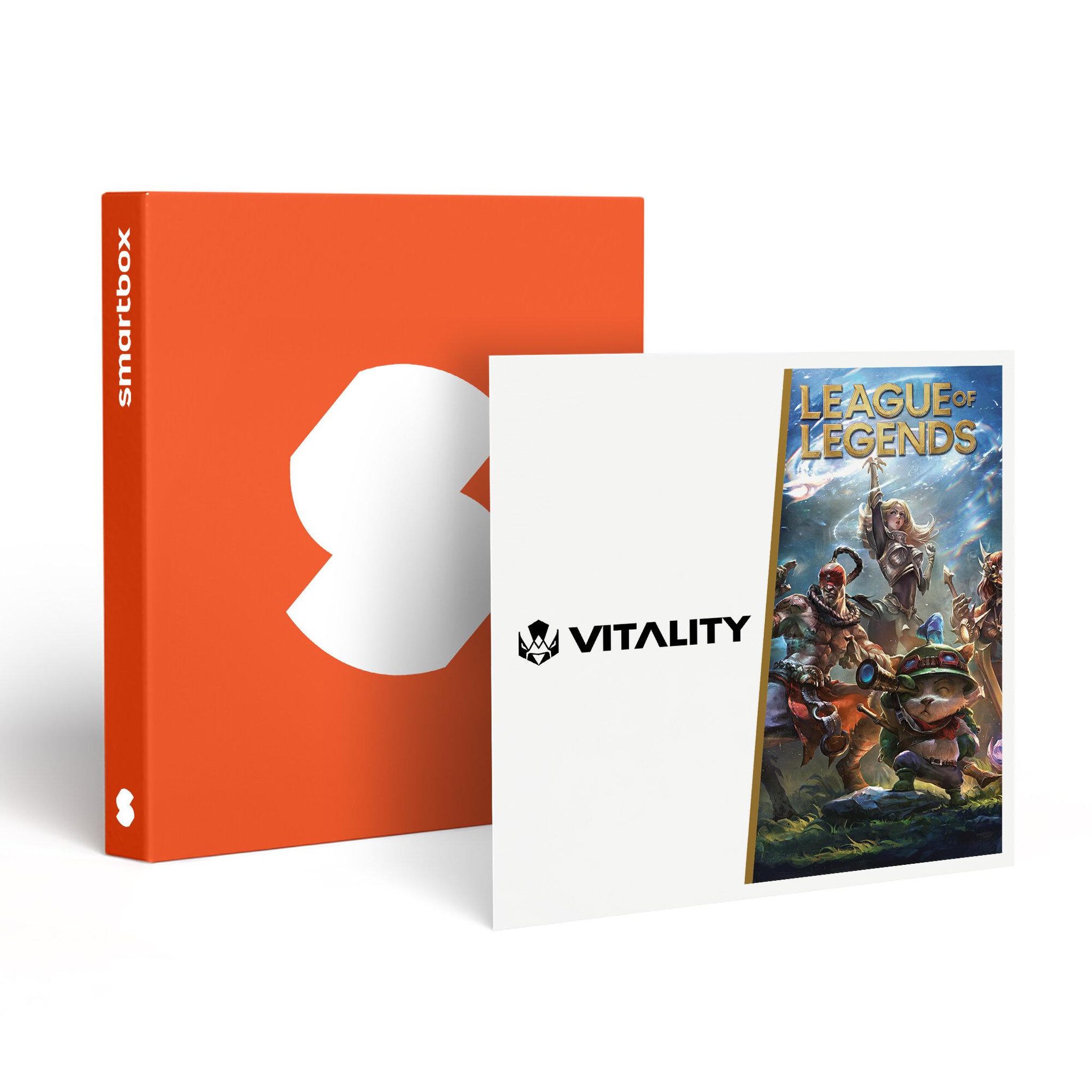 Smartbox Bon cadeau de 99,90 € sur l'e-shop de la team vitality et de 20 € sur league of legends - coffret cadeau multi-thèmes