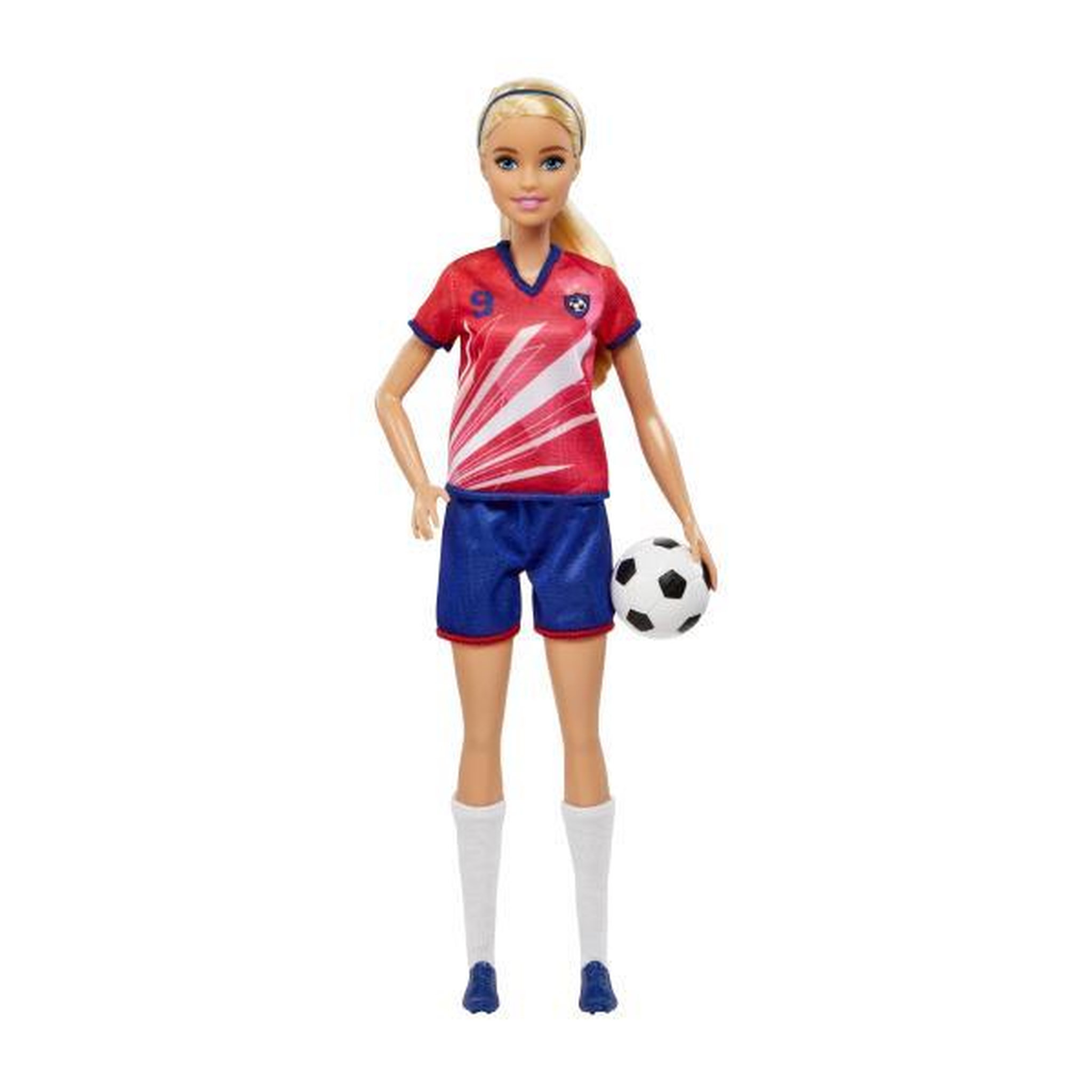 MATTEL Barbie - Barbie Footballeuse - Poupée Mannequin - Des 3 ans