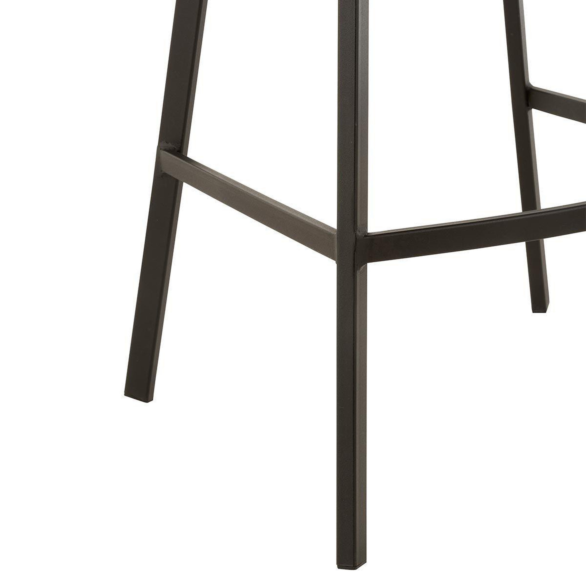 Voir la diapositive 6 : J-LINE Chaise de Bar Design  Stéphane  95cm Gris Foncé