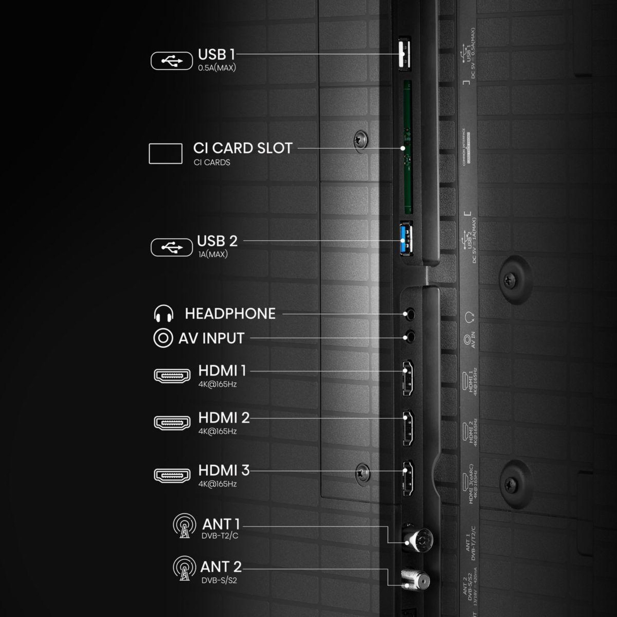 Voir la diapositive 4 : Hisense Tv rgb 116uxq (2025) 116  (293 cm)