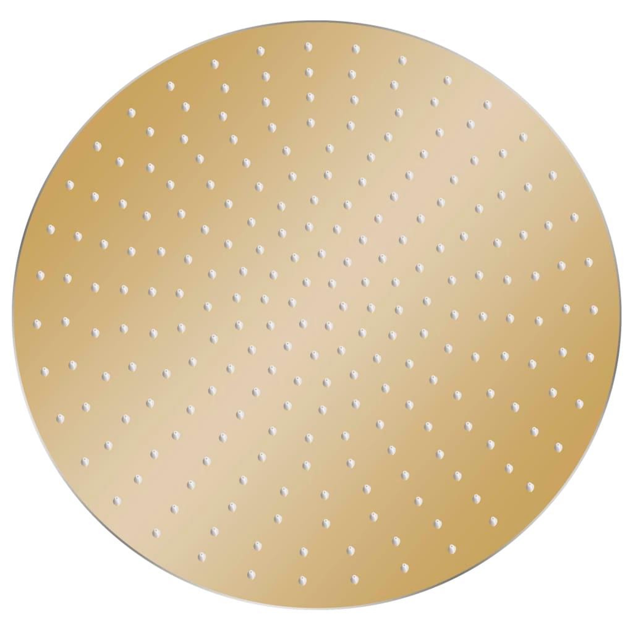 Voir la diapositive 2 : VIDAXL Pomme de douche pluie Acier inoxydable 50 cm Ronde Dore