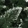 VIDAXL Sapin de Noël artificiel pre-eclaire et pommes de pin 210 cm