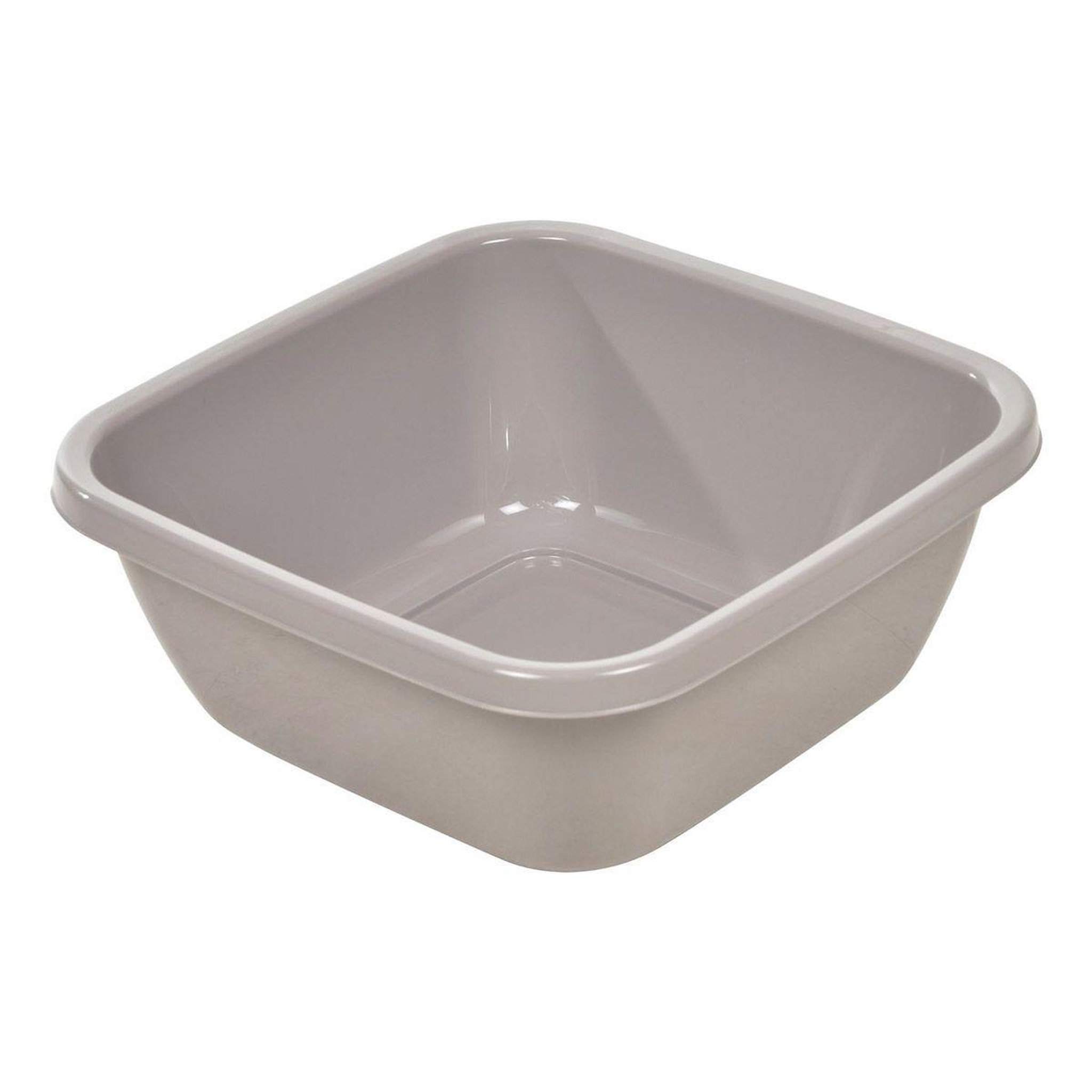 HOMEA Bassine carrée  bassin  9l taupe