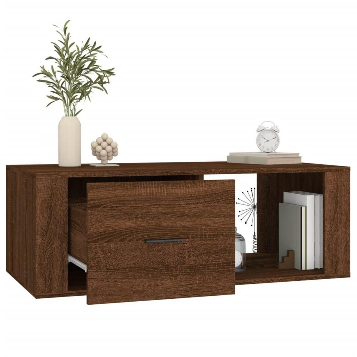 VIDAXL Table basse Chene marron 100x50,5x35 cm Bois d'ingenierie