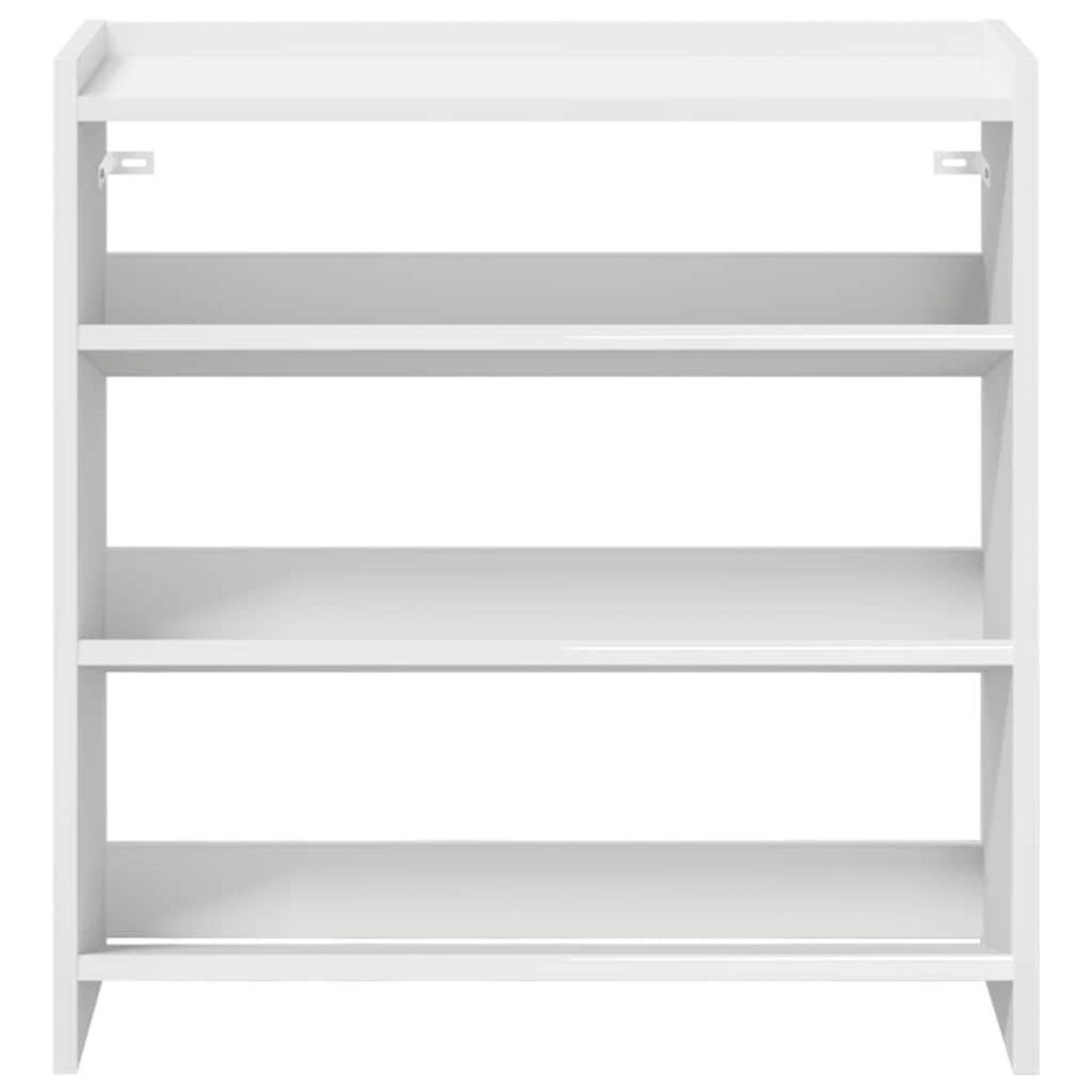 VIDAXL Etagere a chaussures blanc 60x25x62 cm bois d'ingenierie
