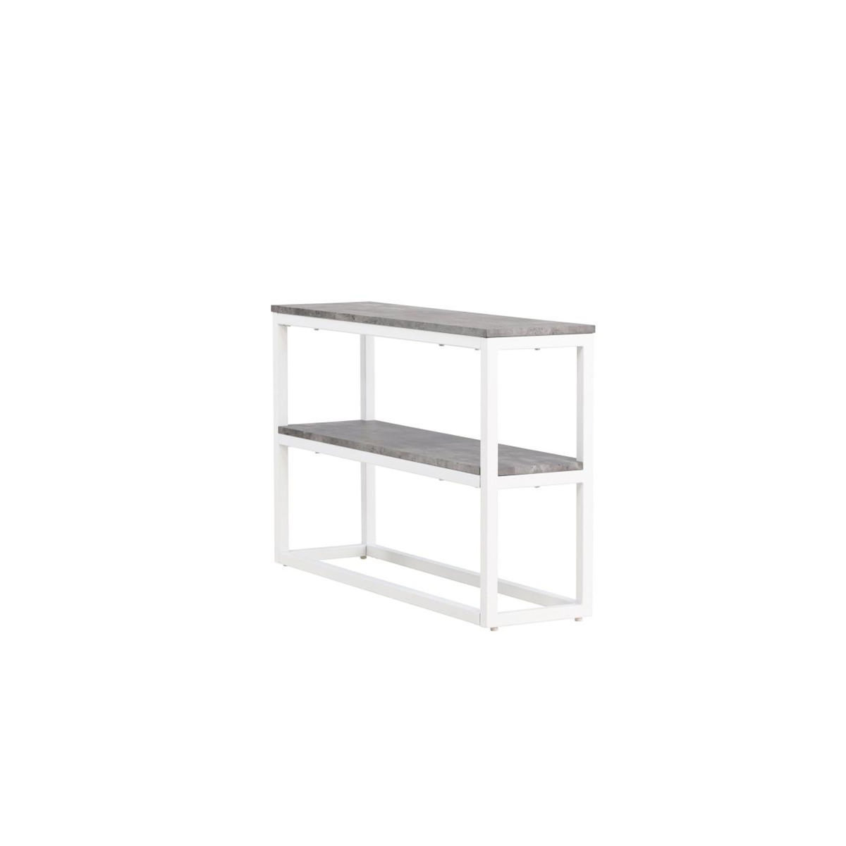 Paris Prix Console Design Double  Rise  110cm Gris & Blanc