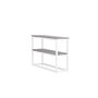 Voir la diapositive 6 : Paris Prix Console Design Double  Rise  110cm Gris & Blanc