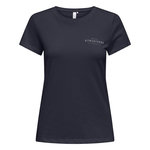 Only T-shirt Bleu Femme Only Pay Life. Coloris disponibles : Bleu