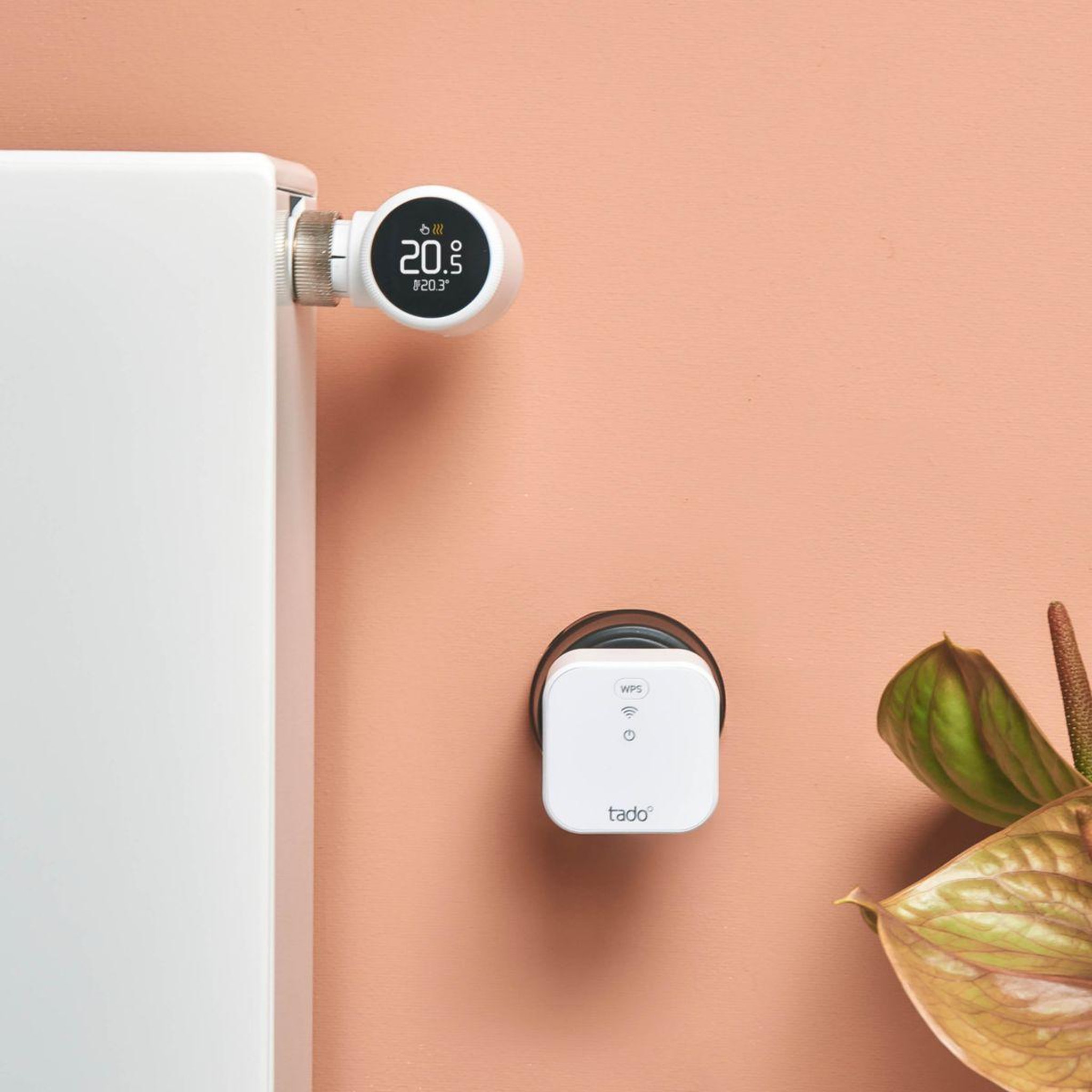 Voir la diapositive 3 : Tado Tête thermostatique connectée intelligente x kit de démarrage