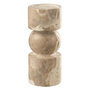 Voir la diapositive 1 : Paris Prix Bougeoir en Marbre  Chance  23cm Beige