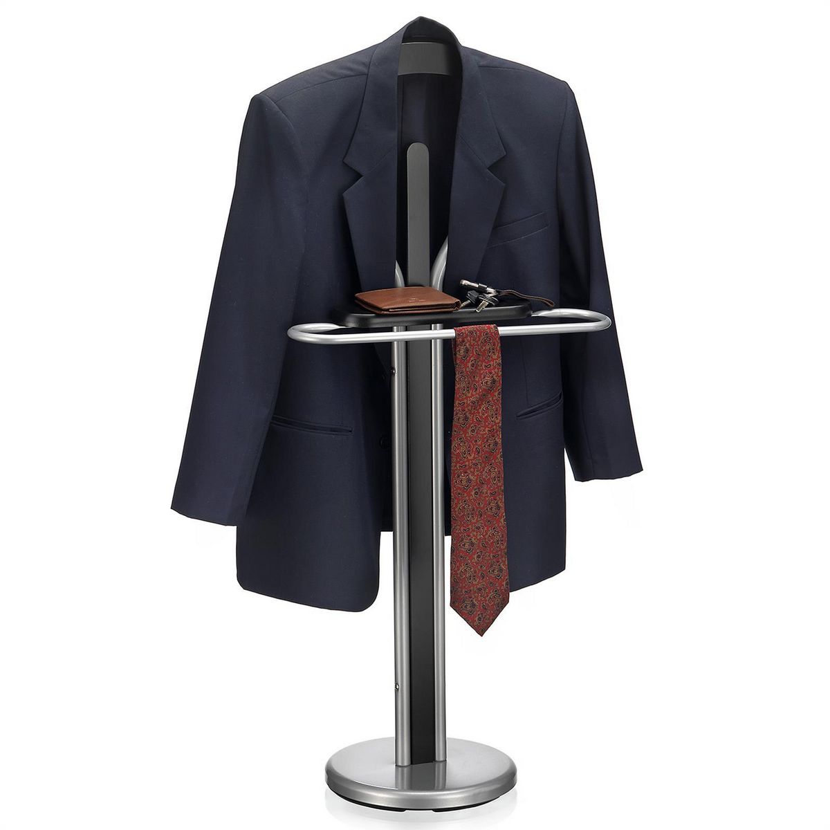 IDIMEX Valet FABIO, en métal laqué et MDF