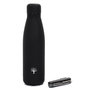 Voir la diapositive 1 : Paris Prix Bouteille Isotherme & Couteau  Coffret  26cm Noir