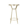 Voir la diapositive 2 : Paris Prix Table de Bar Miroir  Circle  105cm Or