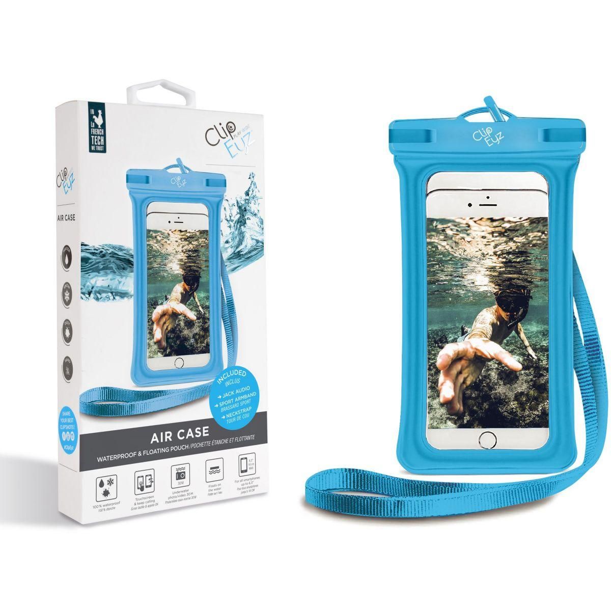 CLIPEYZ Etui Pochette tout terrain étanche bleu