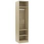 Voir la diapositive 2 : VIDAXL Garde-robe Chene sonoma 50x50x200 cm Bois d'ingenierie