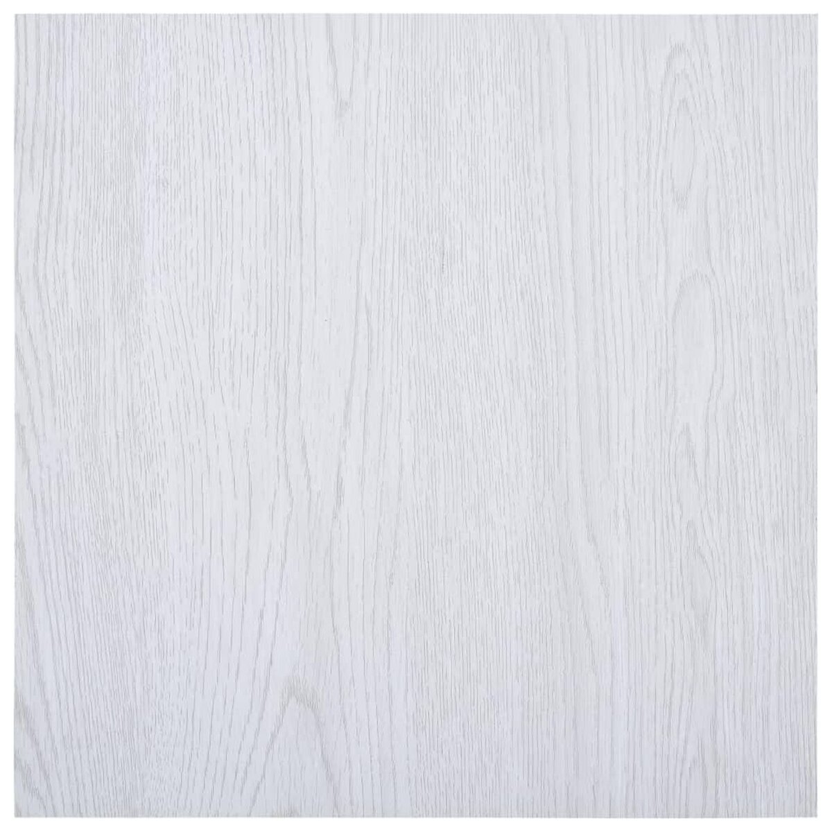 VIDAXL Planches de plancher autoadhesives 5,11 m^2 PVC Blanc