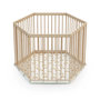 Voir la diapositive 1 : WEBABY Parc bébé hexagonal en bois ALVEO - 125 x 109 x 65 cm