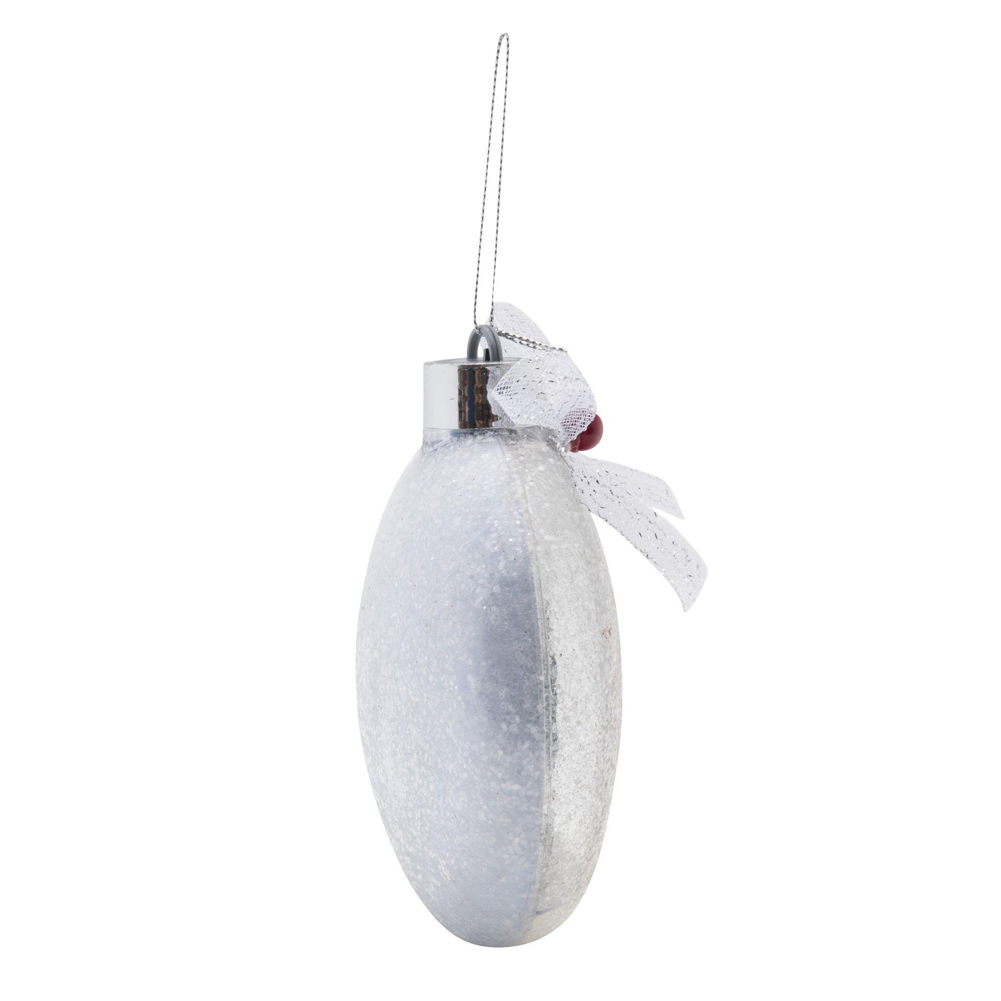 Voir la diapositive 3 : WERKAPRO Boule Papa Noël luxe  12 x 5,1 x 12 cm