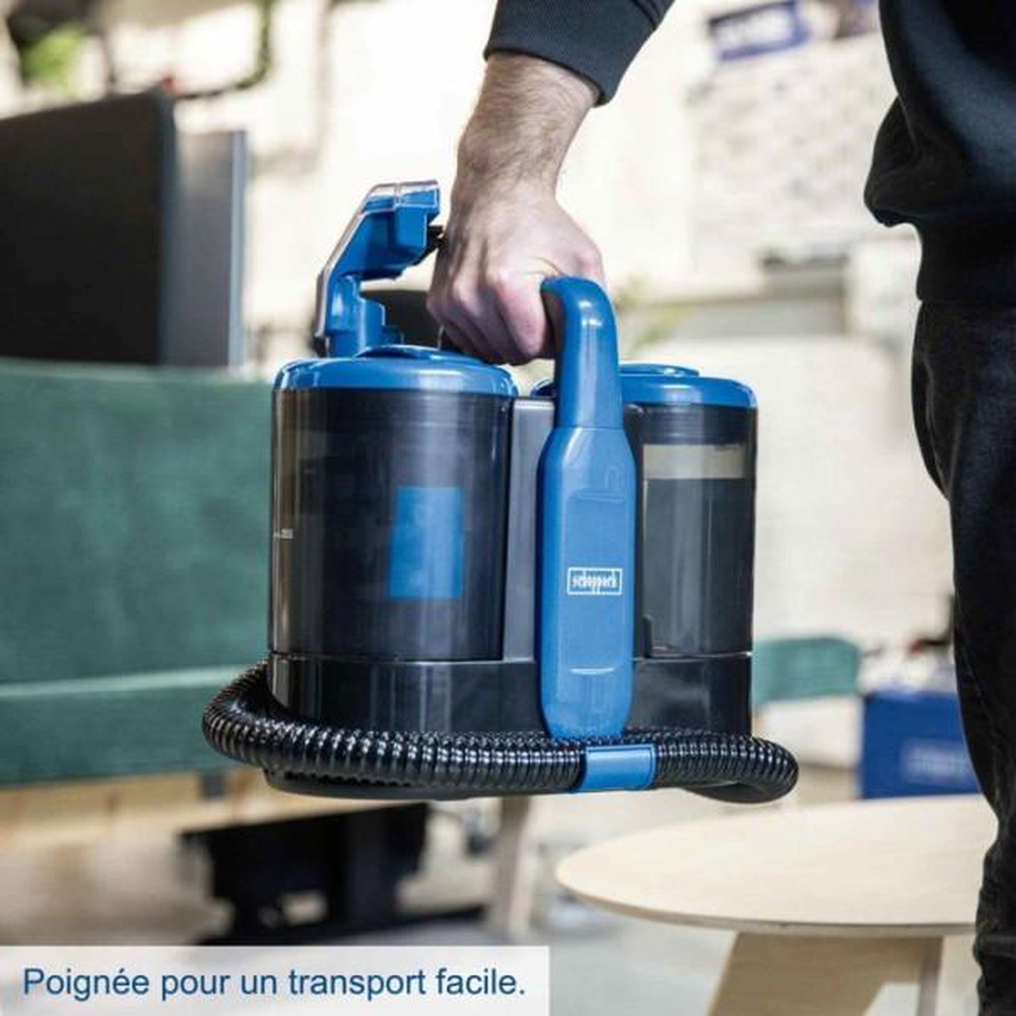 Voir la diapositive 6 : SCHEPPACH Nettoyeur détacheur / shampouineuse scheppach - swc600 - 600w - 15kpa - réservoir 1,5l - tuyau 1,2m - accessoires inclus