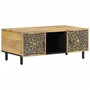 Voir la diapositive 2 : VIDAXL Table basse 100x54x40 cm bois de manguier massif