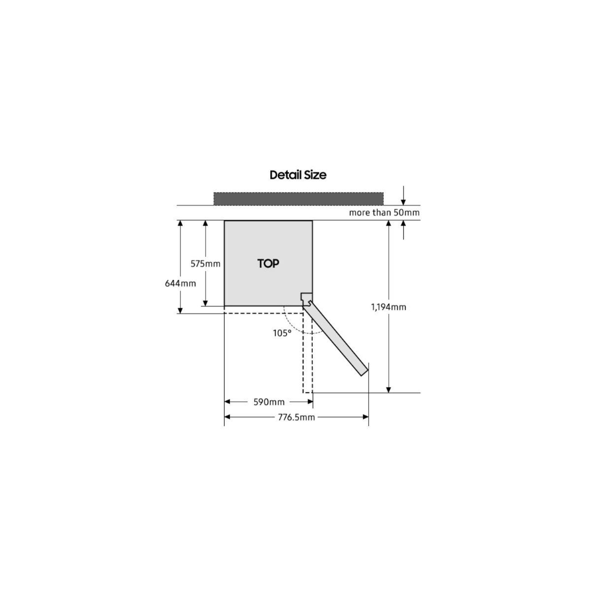 Voir la diapositive 5 : Samsung Réfrigérateur 1 porte rr70h39cdt