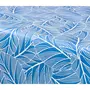 HABITABLE Nappe en toile cirée rectangulaire Eloa - 140 x 200 cm - Bleu