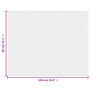 Voir la diapositive 6 : VIDAXL Tapis rectangulaire gris 80x100 cm bambou