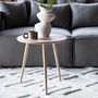 Voir la diapositive 5 : Paris Prix Table d'Appoint Design  Askim  50cm Naturel