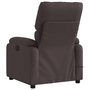 Voir la diapositive 5 : VIDAXL Fauteuil de massage inclinable electrique Marron fonce Tissu