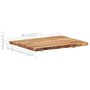 Voir la diapositive 6 : VIDAXL Dessus de table Bois d'acacia massif 80x(50-60)x3,8 cm