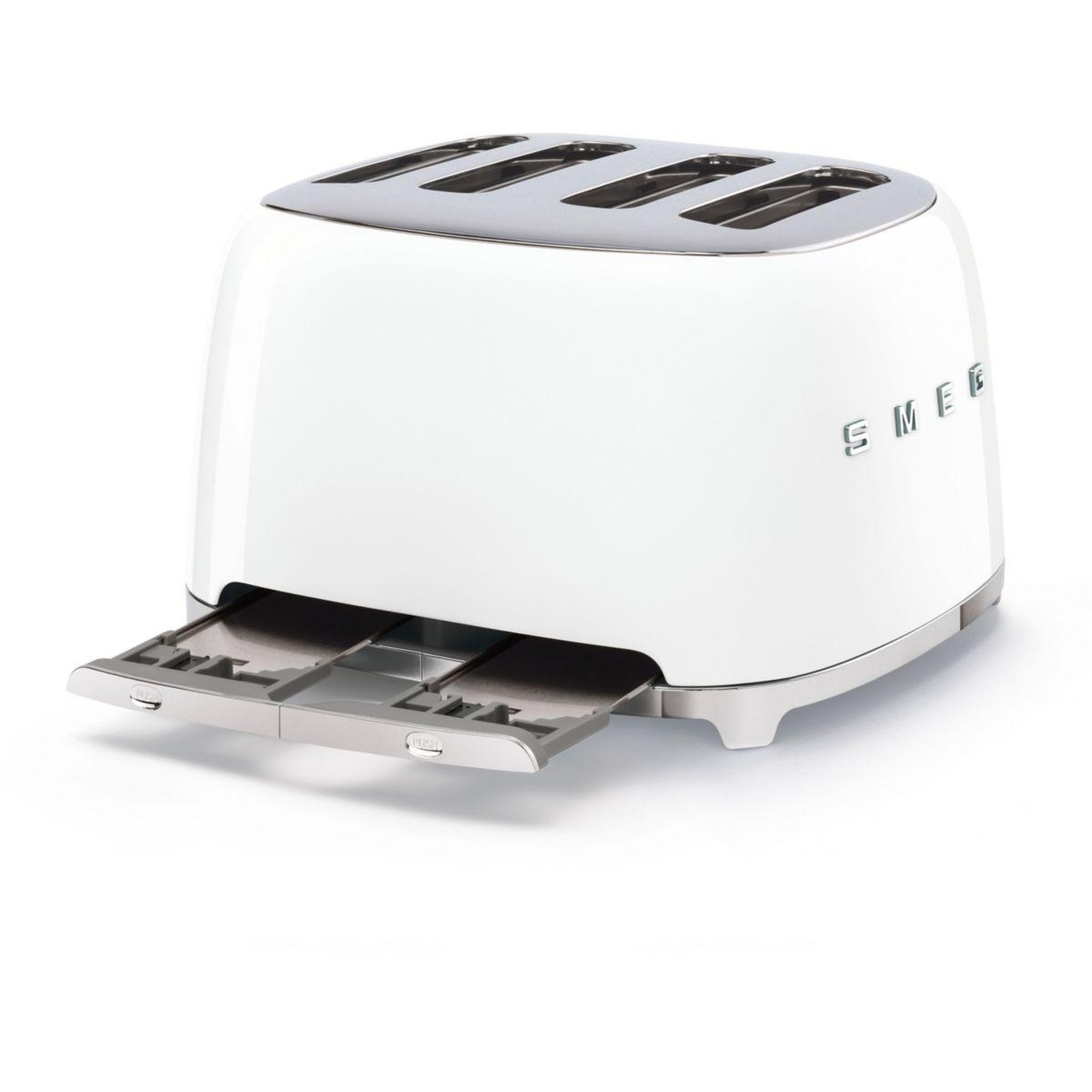 Voir la diapositive 4 : SMEG Grille-pain tsf03wheu blanc