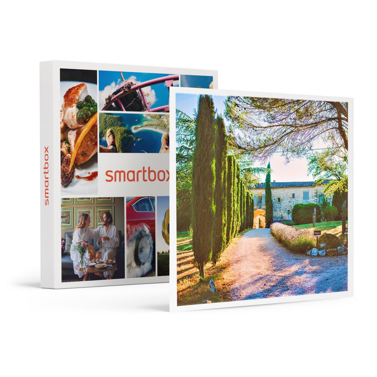 Smartbox Séjour de charme en famille : 3 jours en gîte avec VTT électriques aux portes d'Uzès - Coffret Cadeau Séjour