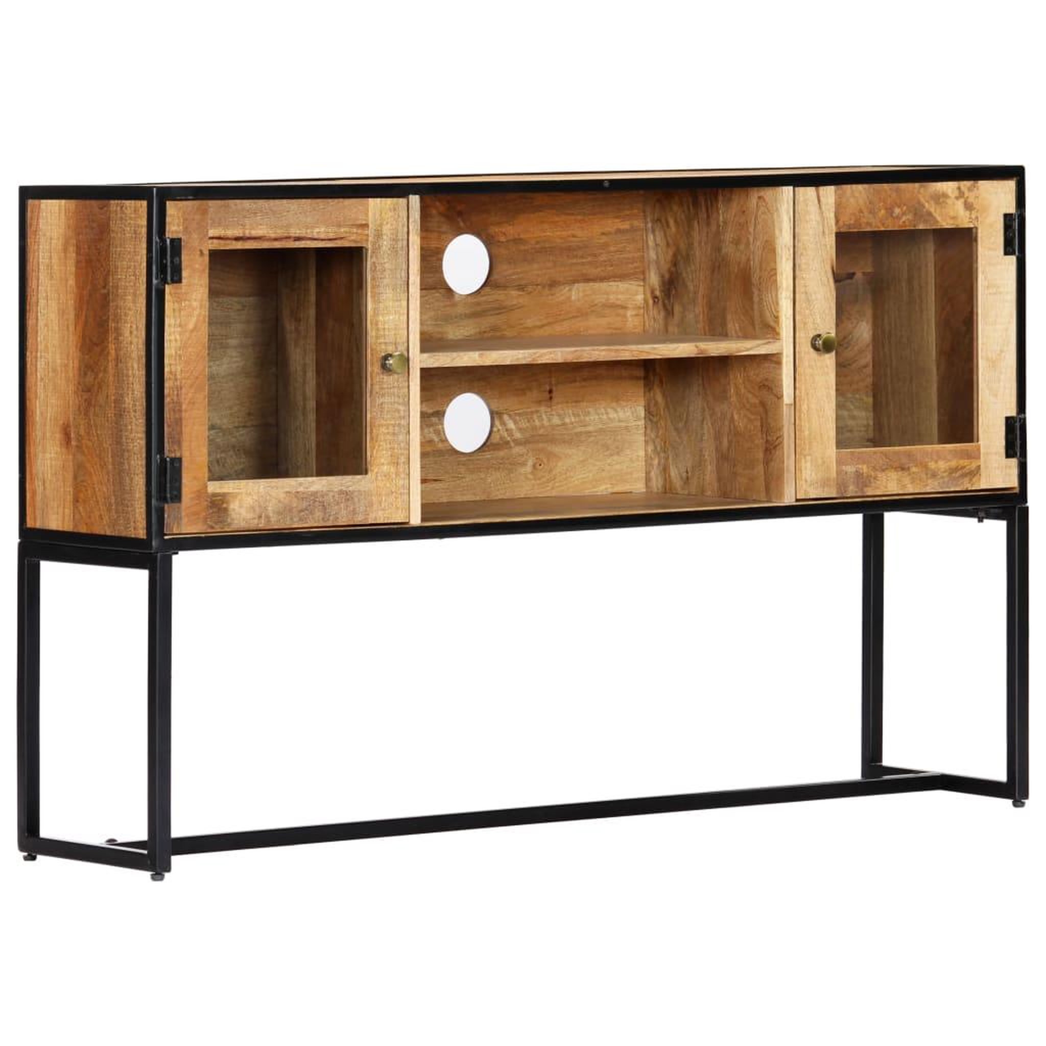 Voir la diapositive 1 : VIDAXL Meuble TV 120x30x75 cm Bois de recuperation massif