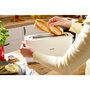 Voir la diapositive 4 : Philips Grille-pain HD2590/00 Toaster blanc Daily, 1 fente longue, 830W