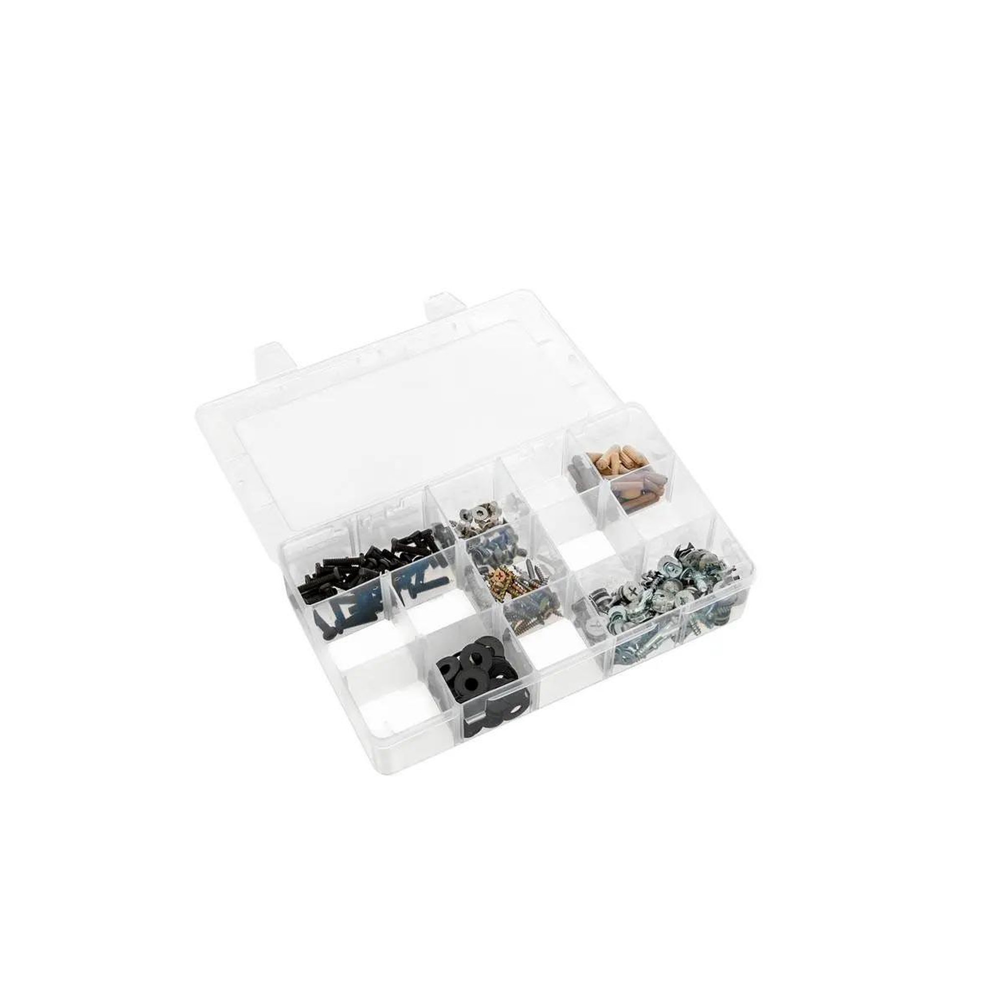 Voir la diapositive 4 : FIVE Boîte de rangement  compartimenté  27cm transparent